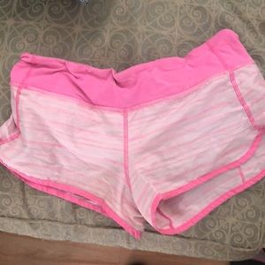 Lulemon pink shorts size 4